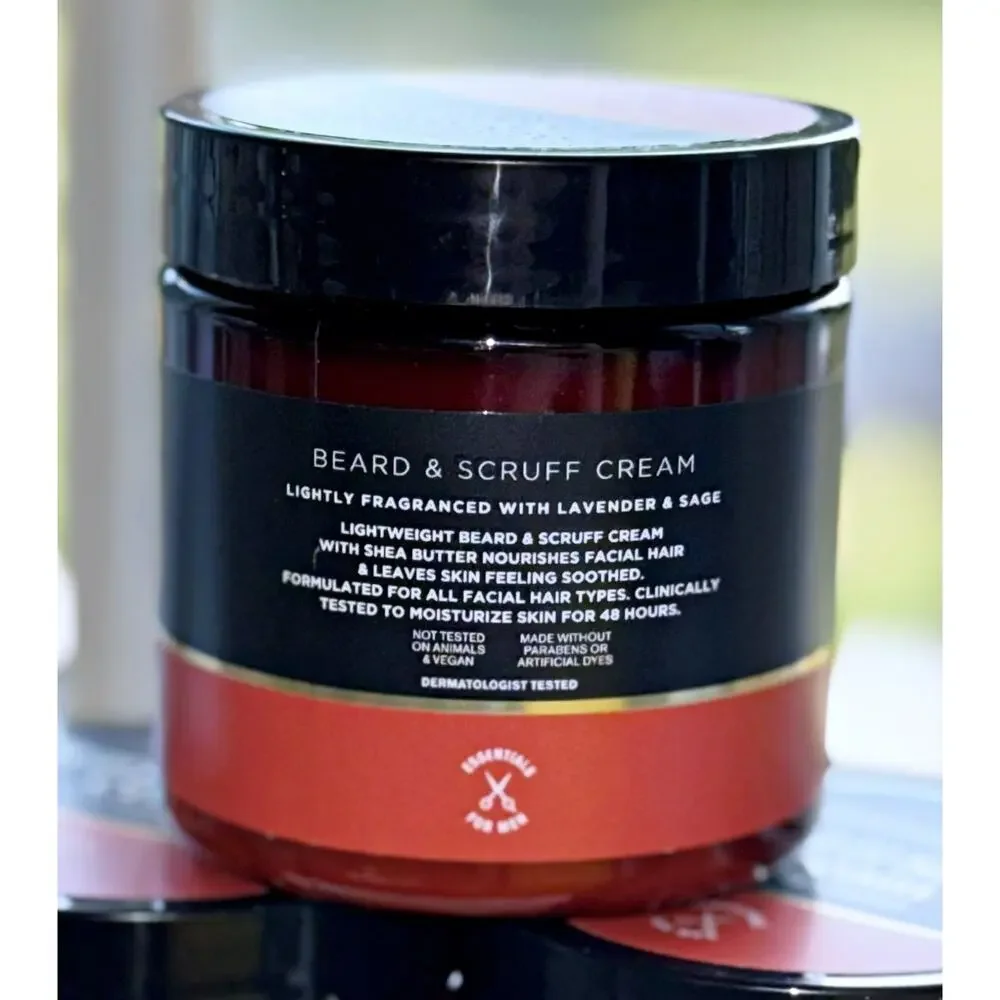 Bath & Body Works 4 oz Men’s Grooming Beard & Scruff Cream with Shea Butter x3